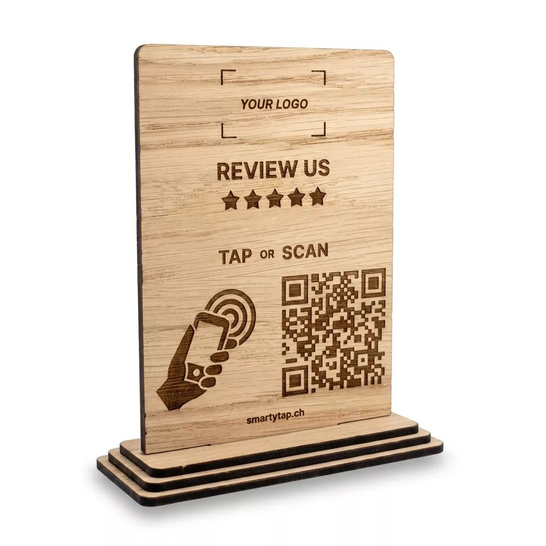 Wooden card for Tower-Style Stand